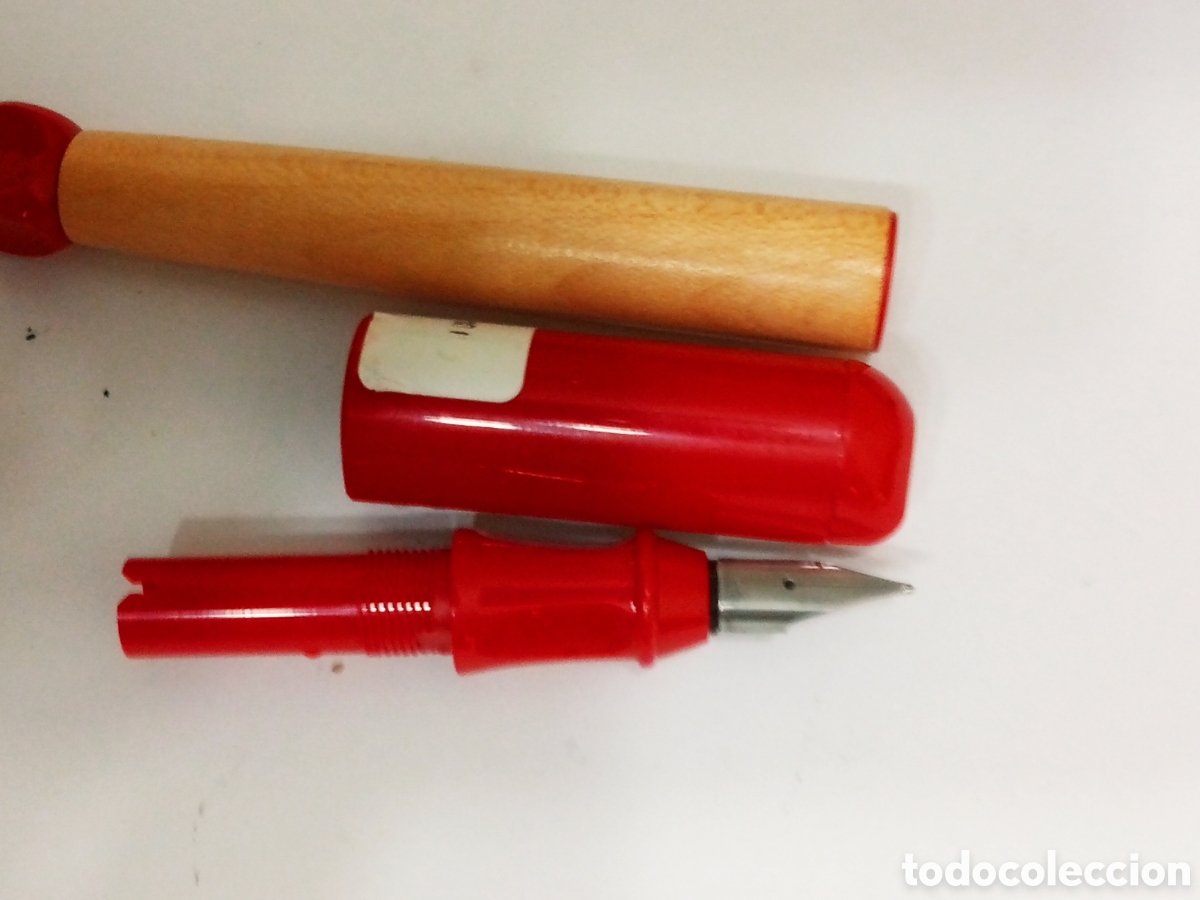 Plumas estilogr&aacute;ficas antiguas: Pluma Lamy abc escolar - Foto 4