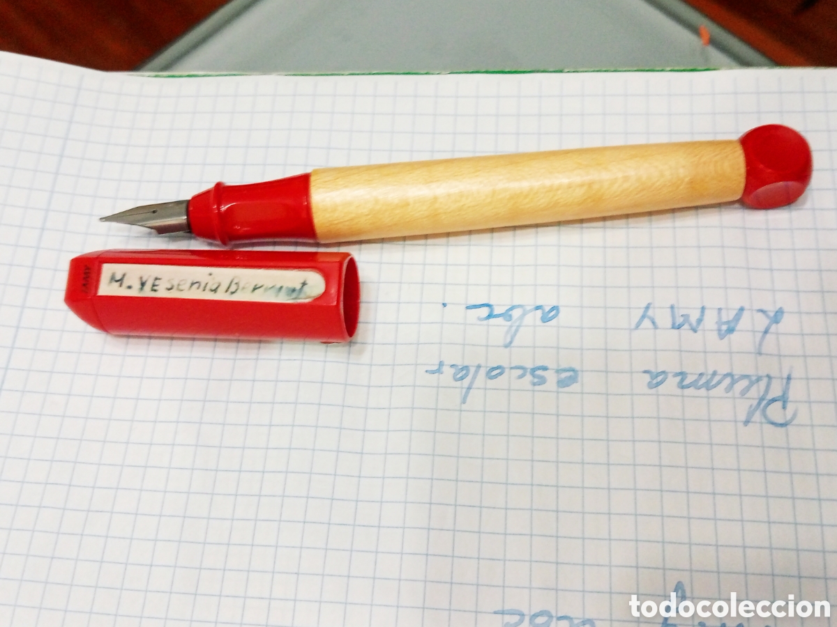 Plumas estilogr&aacute;ficas antiguas: Pluma Lamy abc escolar - Foto 7
