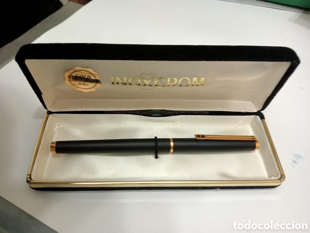 Plumas estilogr&aacute;ficas antiguas: Pluma Inoxcrom Marbella