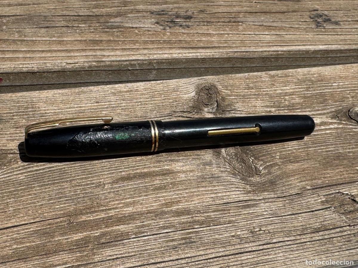 Plumas estilogr&aacute;ficas antiguas: Pluma estilogr&aacute;fica waterman&rsquo;s england mitad s XX 13cms