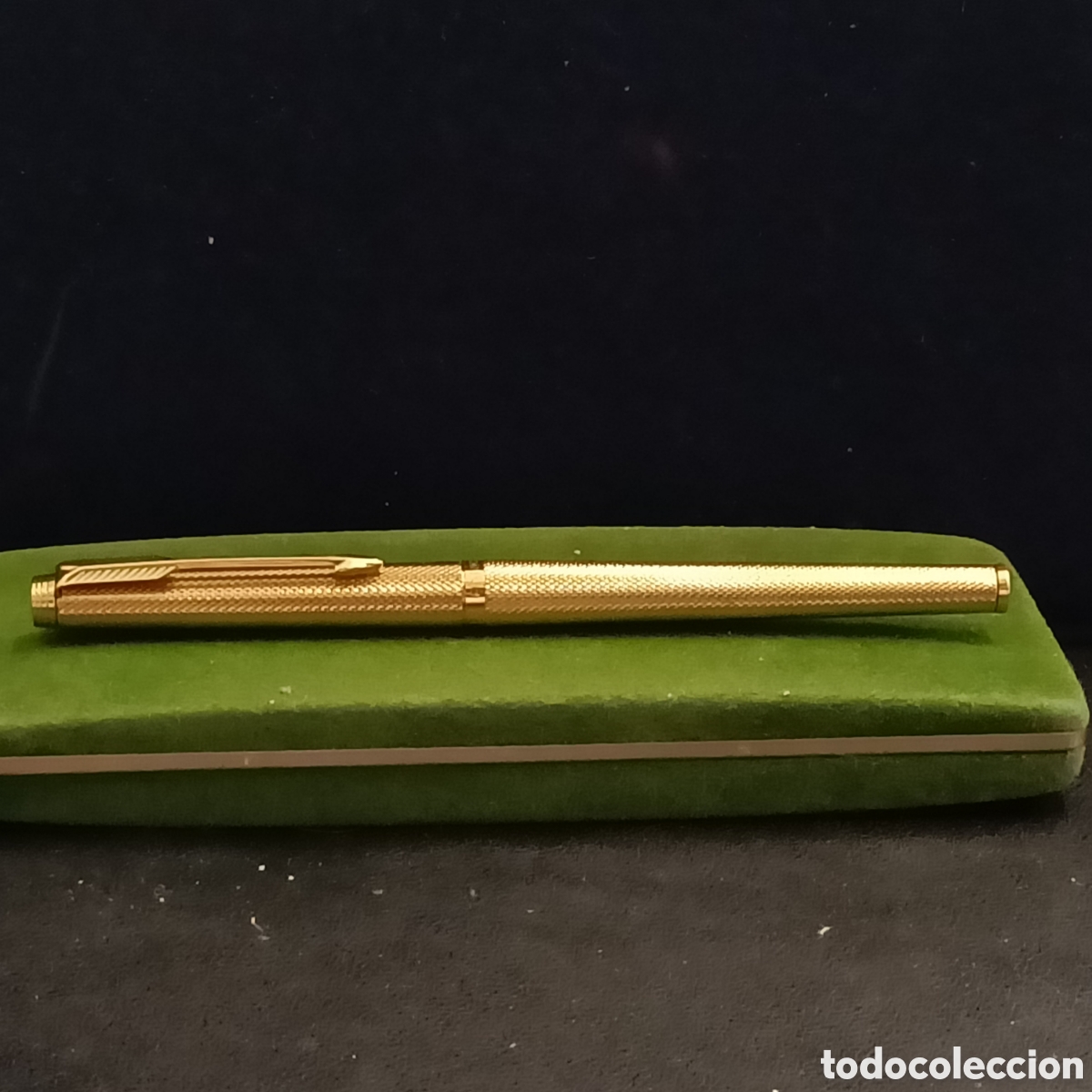 Plumas estilogr&aacute;ficas antiguas: Pluma Parker 180. Made in France.