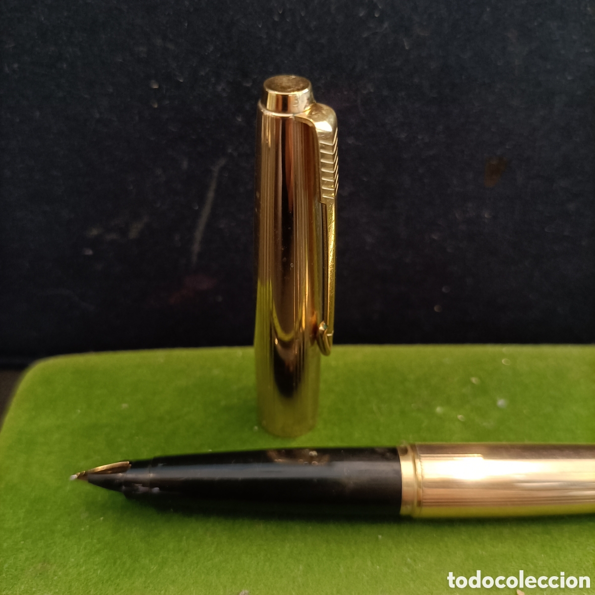 Plumas estilogr&aacute;ficas antiguas: Pluma estilogr&aacute;fica Parker 45, made in U.S.A.