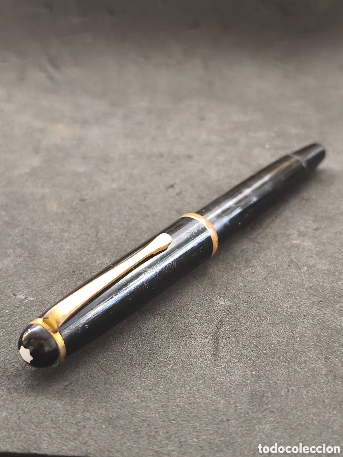 Plumas estilogr&aacute;ficas antiguas: Antigua pluma Montblanc 440, plum&iacute;n oro 14c