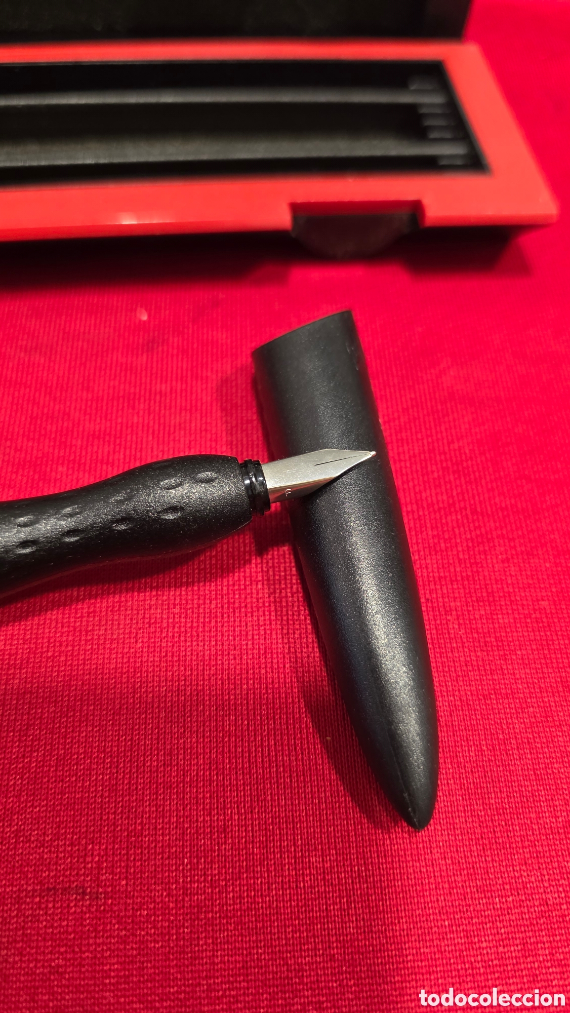 Plumas estilogr&aacute;ficas antiguas: PLUMA ROTRING RIVE (F) Negra - Foto 2