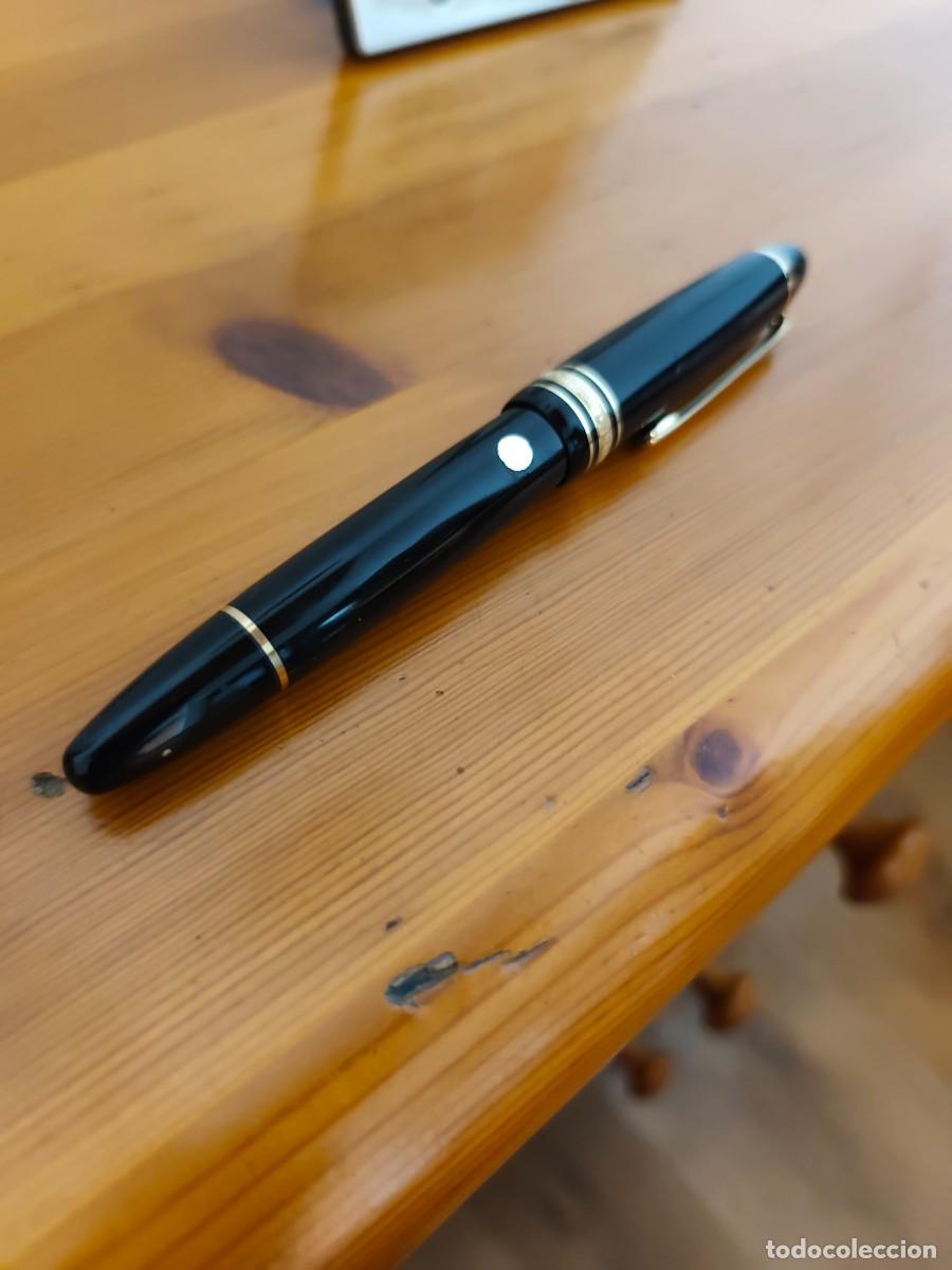 Plumas estilogr&aacute;ficas antiguas: Pluma mont blanc en buen estado - Foto 2