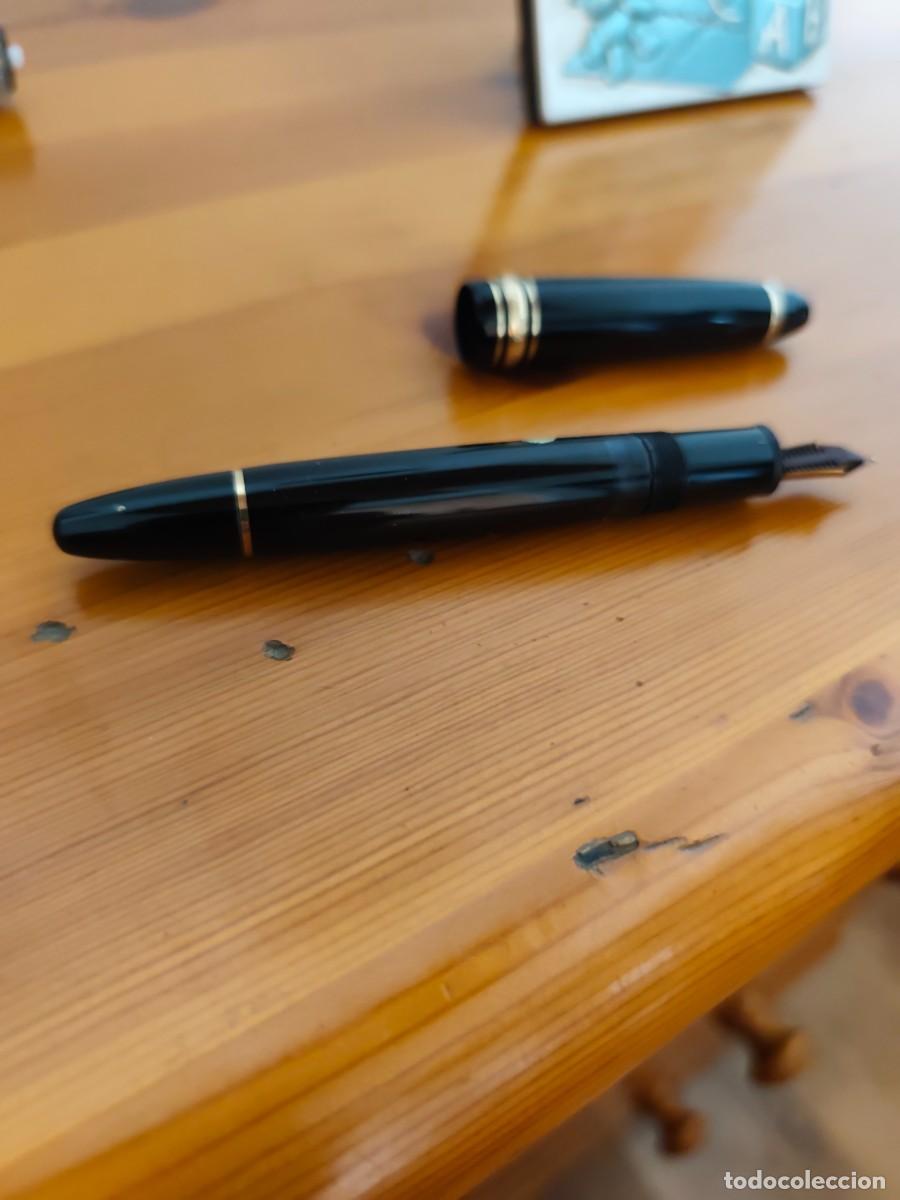 Plumas estilogr&aacute;ficas antiguas: Pluma mont blanc en buen estado - Foto 3