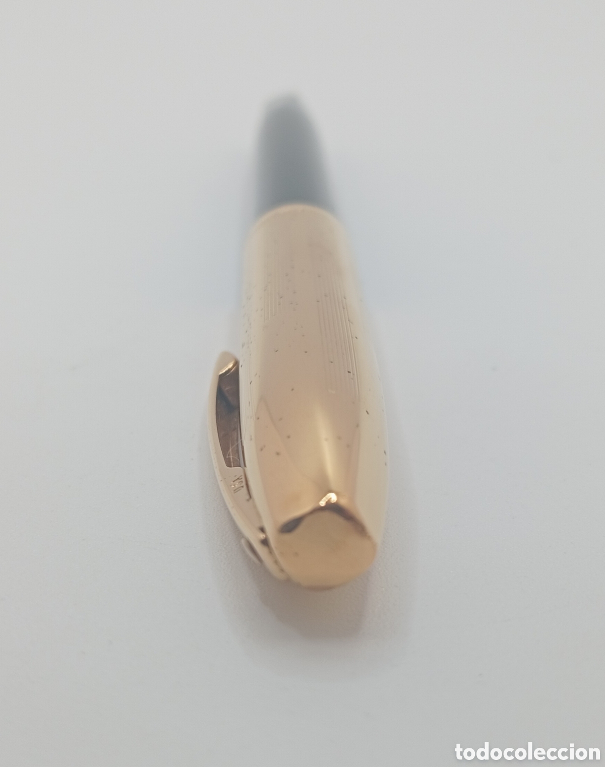 Plumas estilogr&aacute;ficas antiguas: Pluma Sheaffer electroplated USA - Foto 2