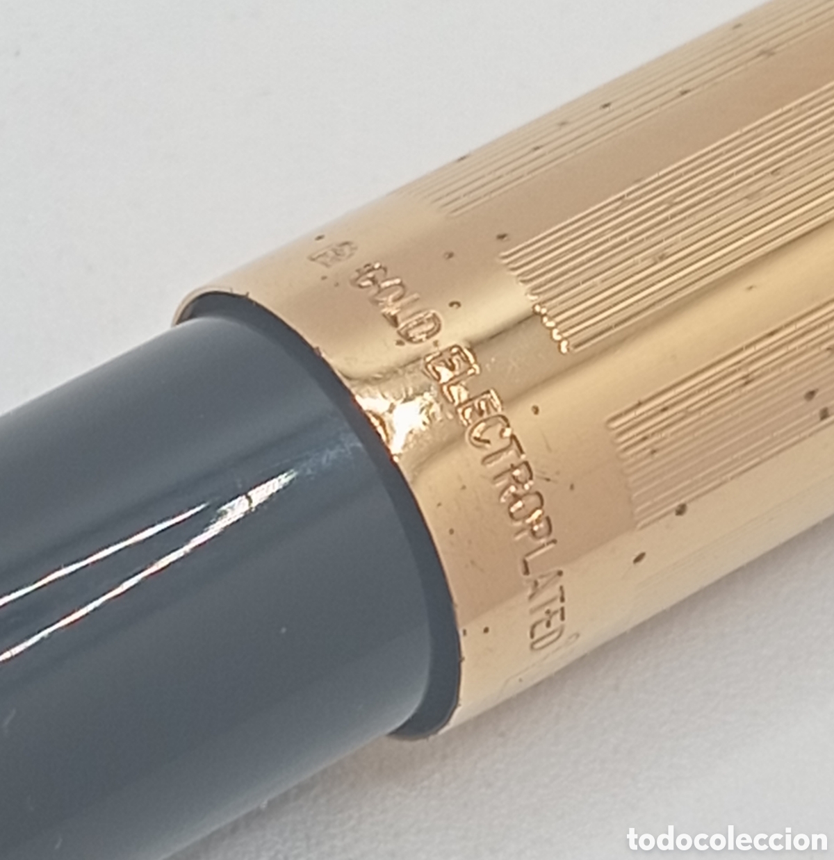Plumas estilogr&aacute;ficas antiguas: Pluma Sheaffer electroplated USA - Foto 5