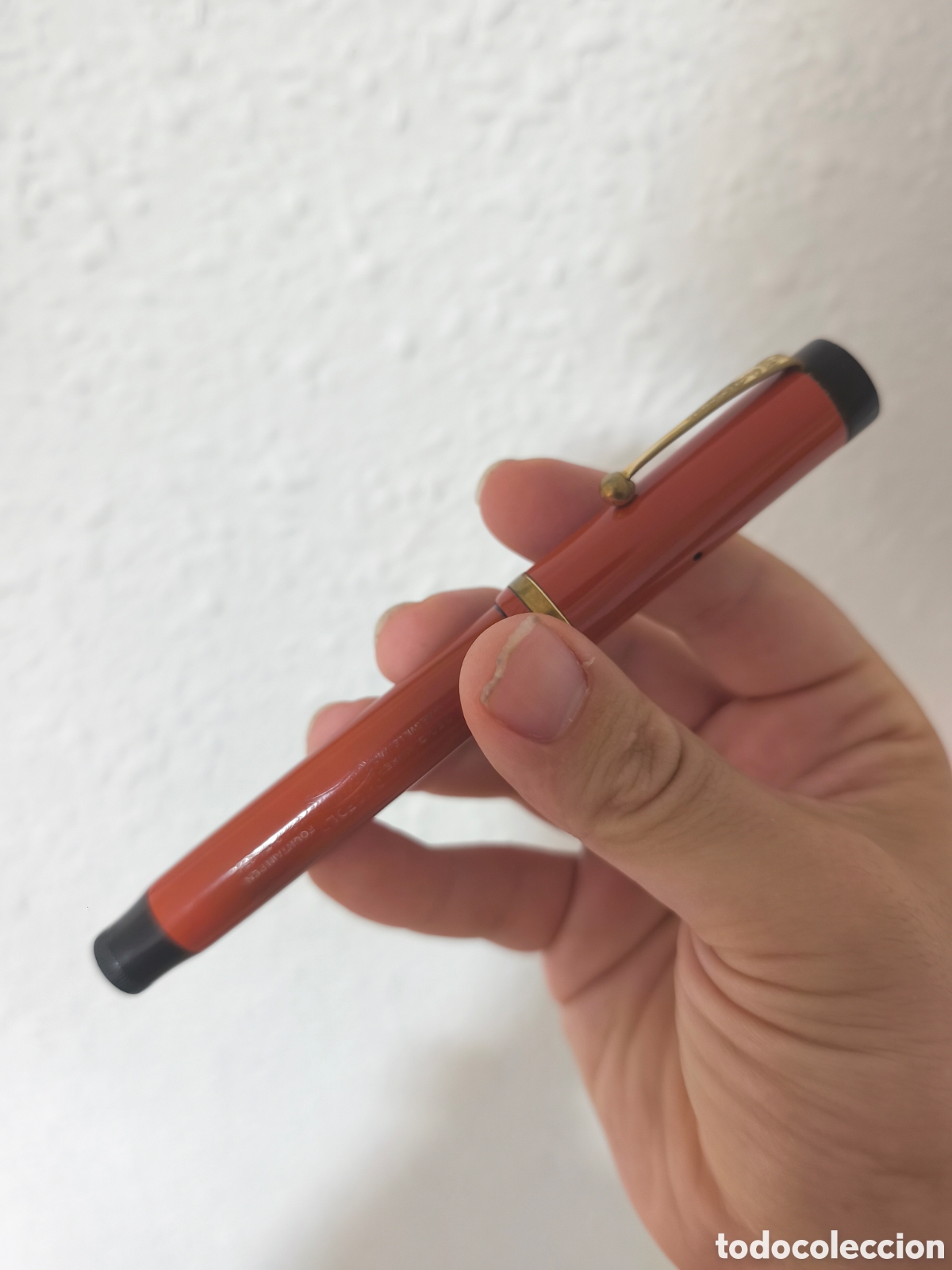 Plumas estilogr&aacute;ficas antiguas: parker duafold big red - Foto 2