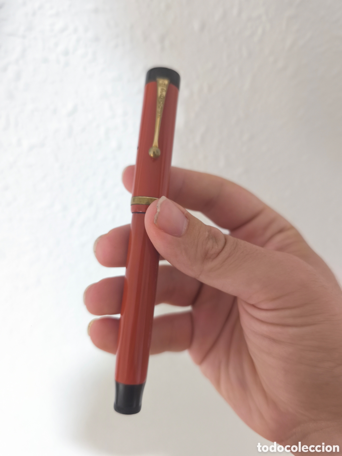 Plumas estilogr&aacute;ficas antiguas: parker duafold big red