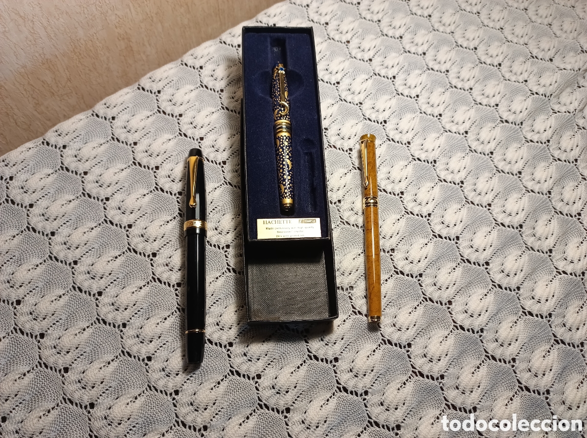 Plumas estilogr&aacute;ficas antiguas: 3 plumas estilogr&aacute;ficas