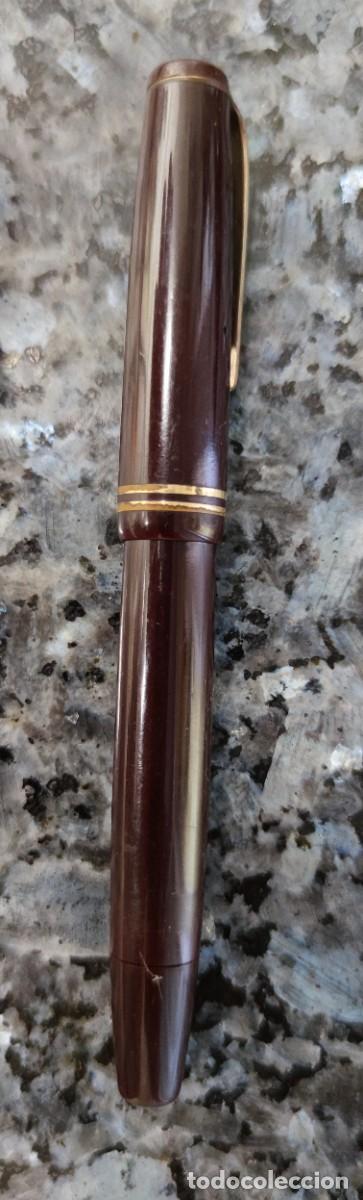 Plumas estilogr&aacute;ficas antiguas: Parker Victory. Antigua pluma con plum&iacute;n en oro