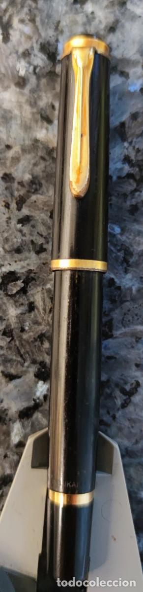 Plumas estilogr&aacute;ficas antiguas: Pelikan, pluma antigua con plum&iacute;n de oro