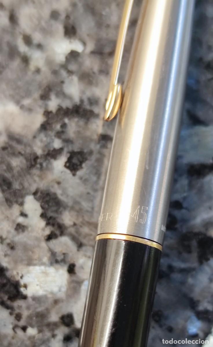 Plumas estilogr&aacute;ficas antiguas: Parker 45. Pluma vintage