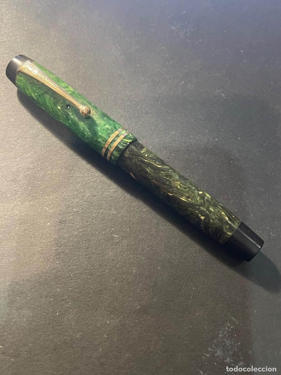 Plumas estilogr&aacute;ficas antiguas: ANTIGUA PLUMA PARKER GEO.S. DUOFOLD JR. FOUNTAIN PEN ....... TORONTO CANADA PAT.SEP. 5 16- PLUMIN