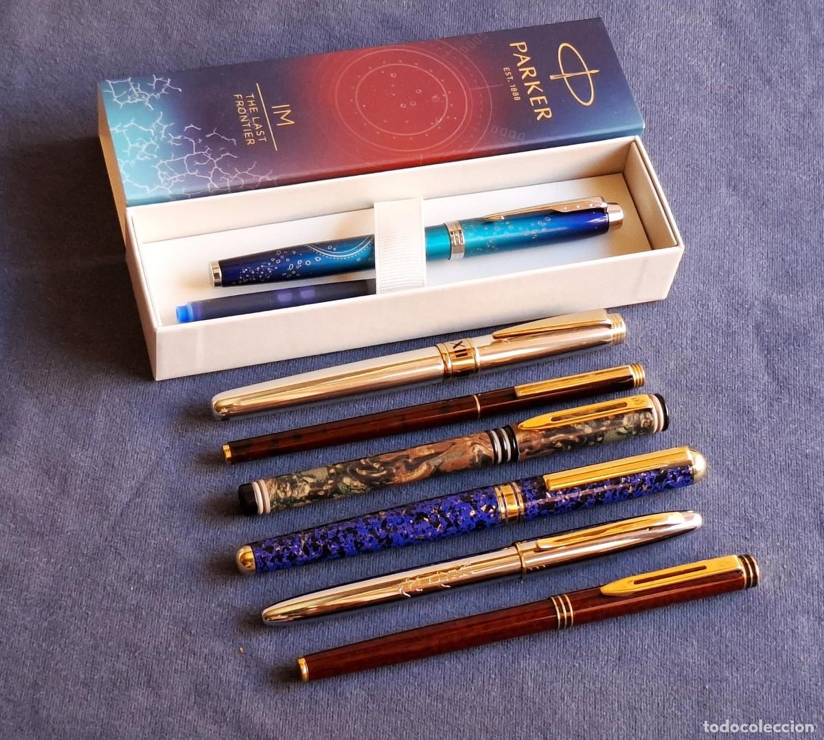 Plumas de tinta permanente antigas: LOTE DE PLUMAS ESTILOGRAFICAS VARIAS- Tonbow, Waterman, Parker, lacoste la Pluma Parker esta Nueva