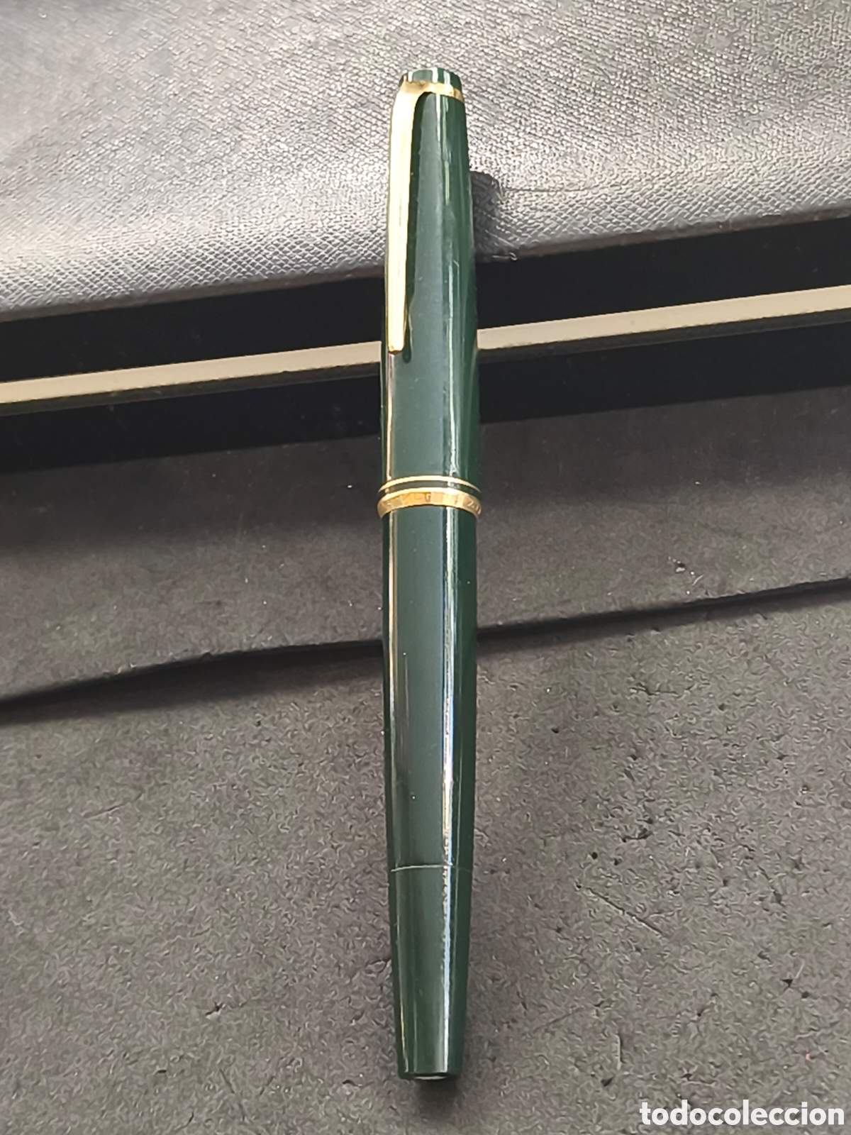 Plumas estilogr&aacute;ficas antiguas: Pluma Montblanc NC22 verde oscuro - Foto 7