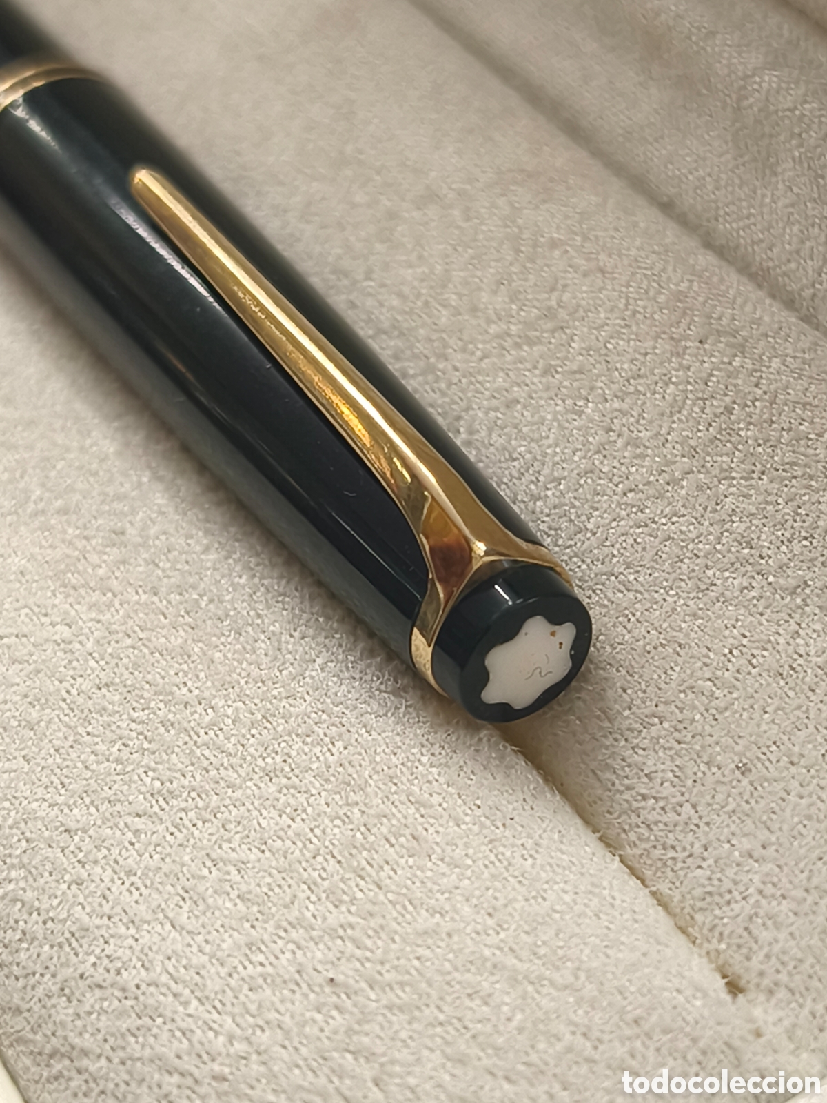 Plumas estilogr&aacute;ficas antiguas: Pluma Montblanc NC22 verde oscuro - Foto 8