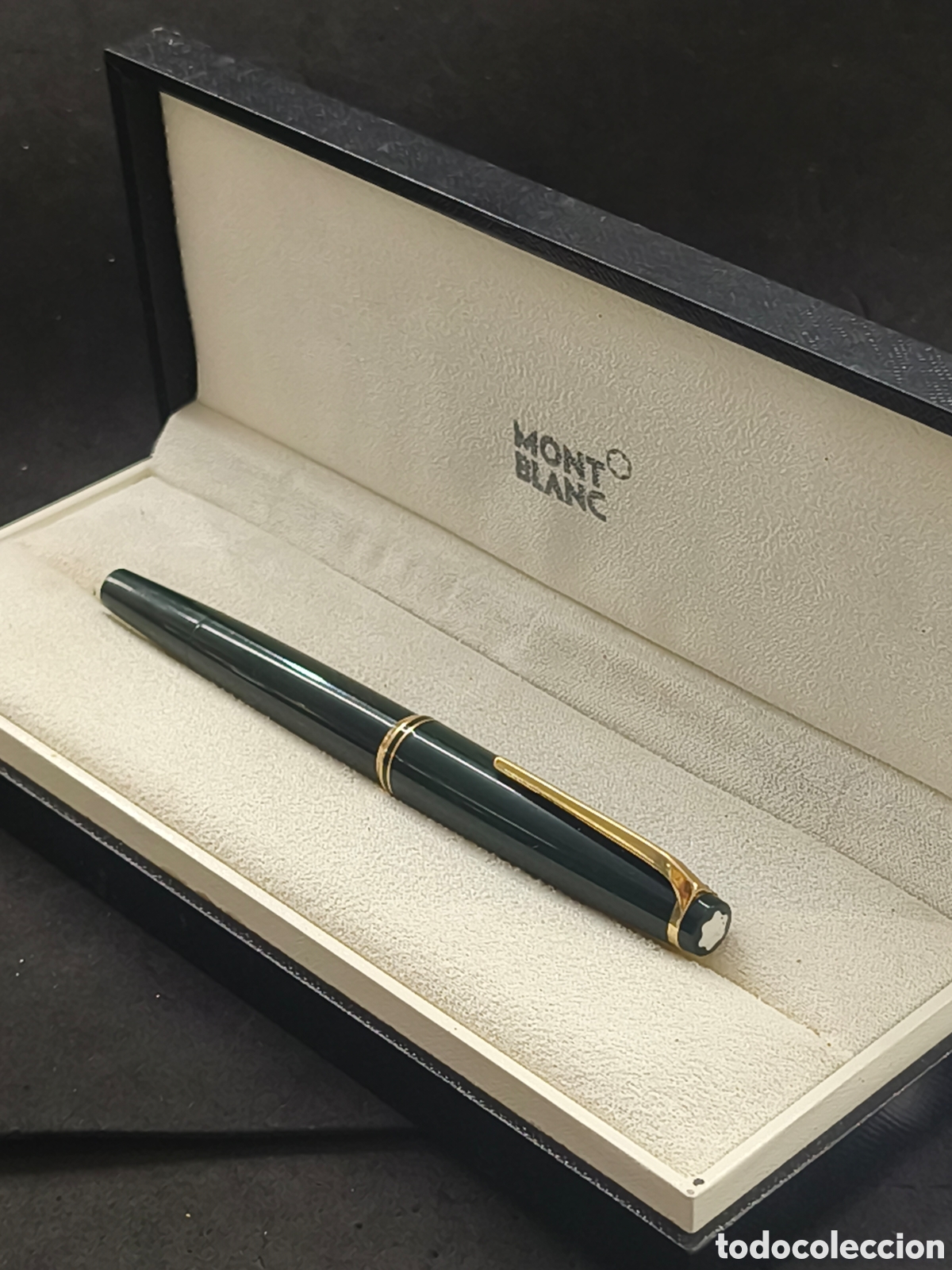 Plumas estilogr&aacute;ficas antiguas: Pluma Montblanc NC22 verde oscuro
