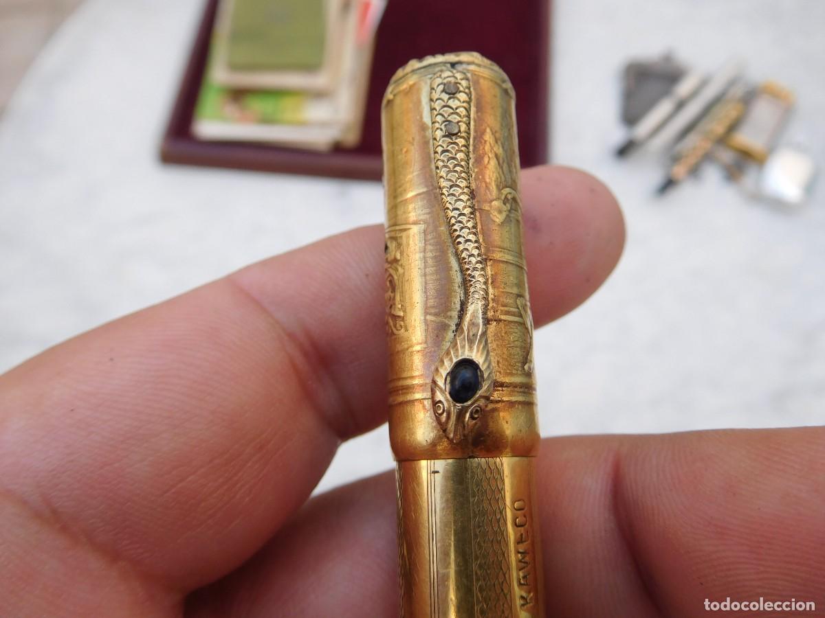 Plumas estilogr&aacute;ficas antiguas: Pluma estilogr&aacute;fica safety de oro 9K Kaweco