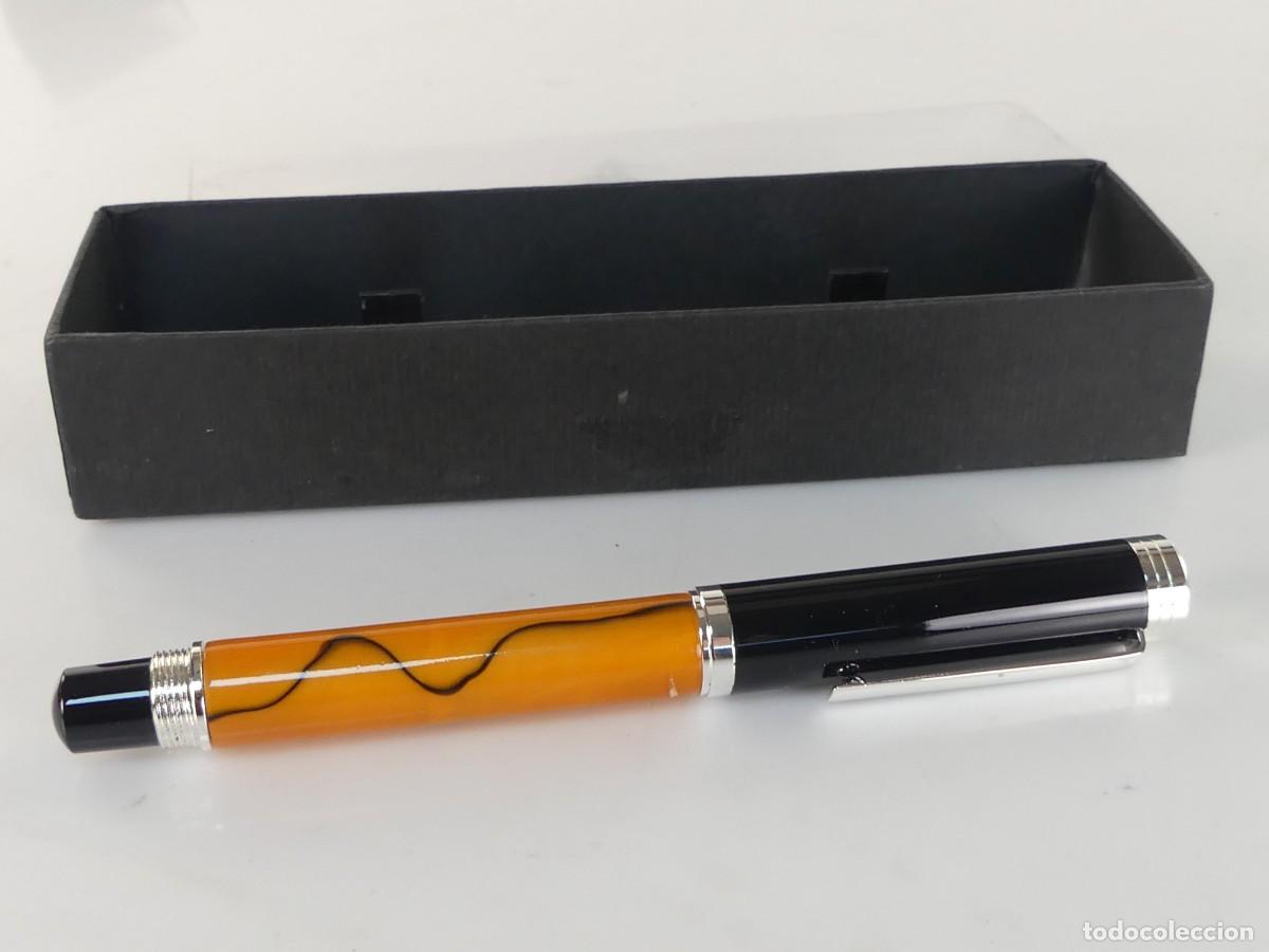 Plumas de tinta permanente antigas: PLUMA ESTILOGRAFICA IRIDIUM POINT GERMANY SILVER LEGENDS OBJETO DE COLECCI&Oacute;N