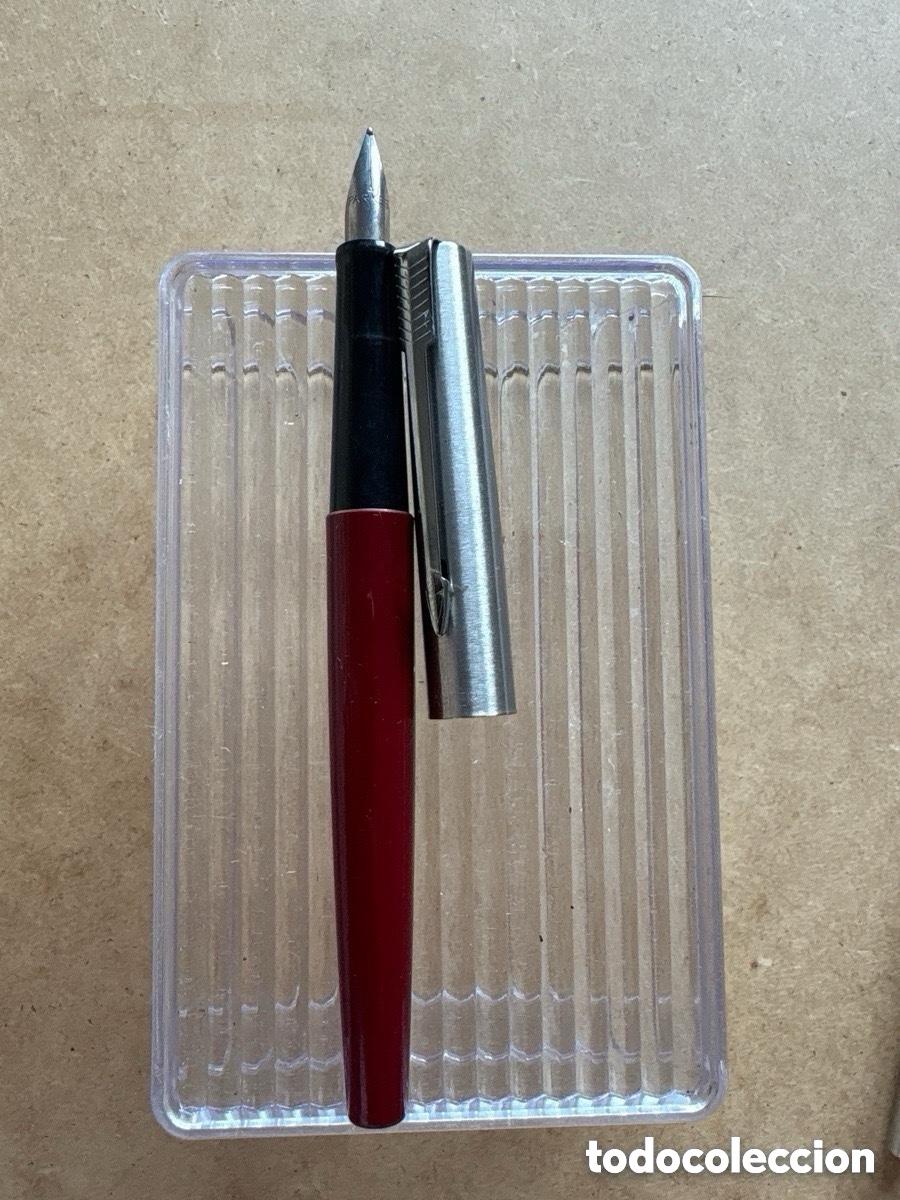 Alte F&uuml;llfederhalter: Pluma estilogr&aacute;fica parker color rojo burdeos (A5)