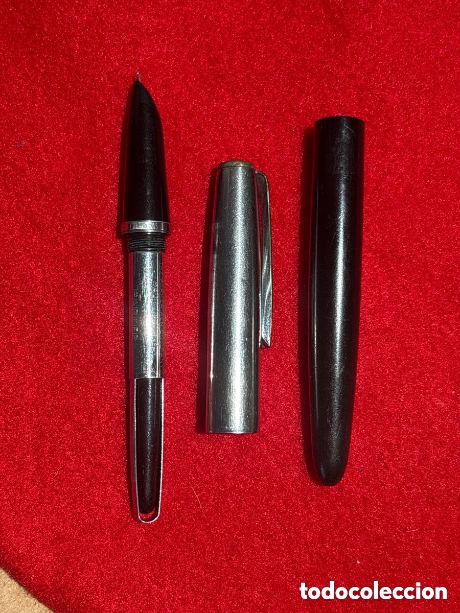 Plumas estilogr&aacute;ficas antiguas: Antigua pluma Parker (A5) - Foto 3