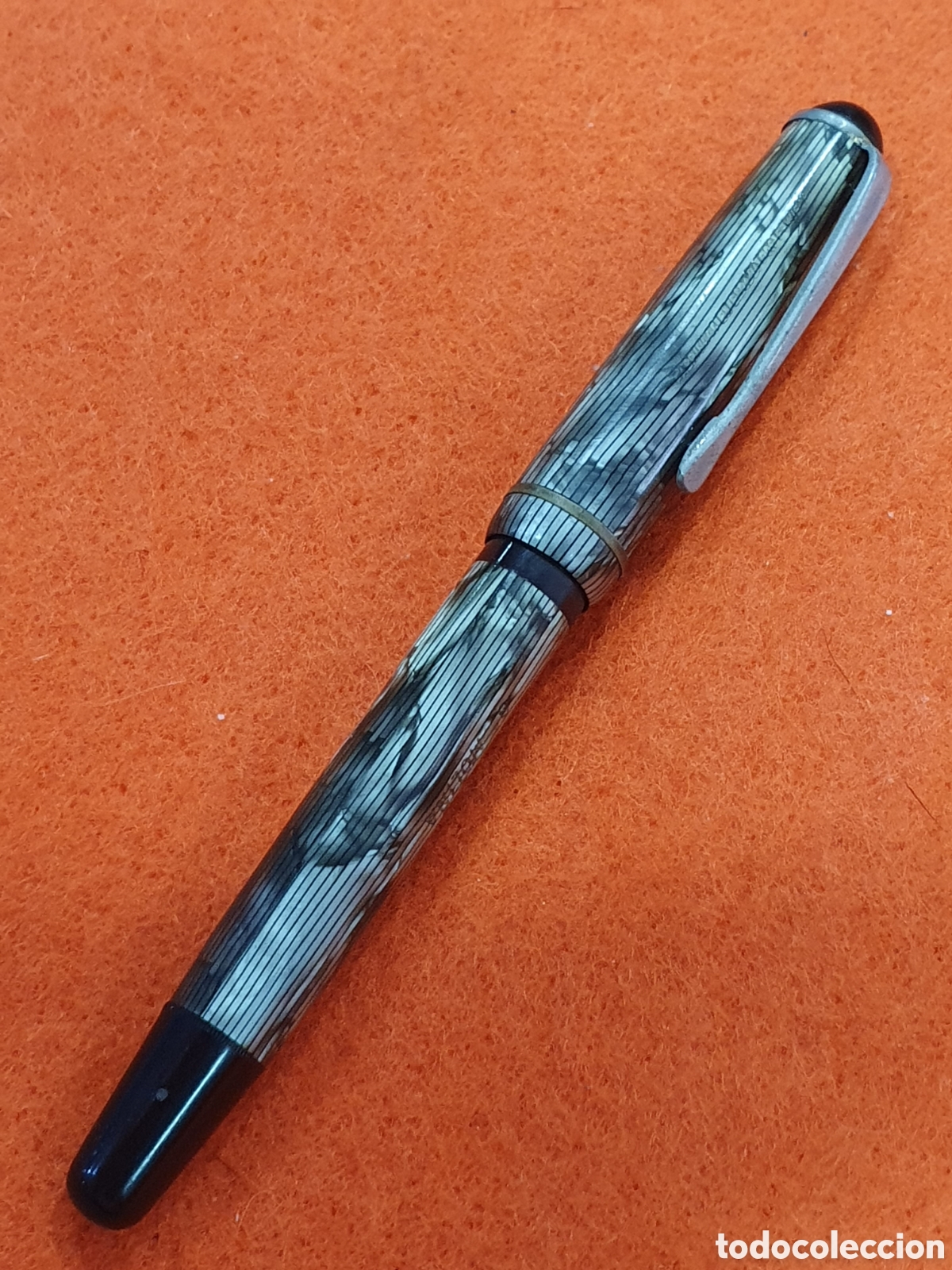 Alte F&uuml;llfederhalter: Montblanc 44 jaspeada. (L129)