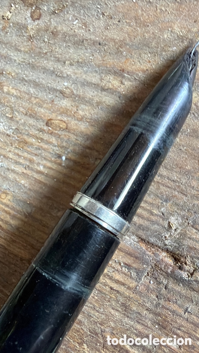 Plumas estilogr&aacute;ficas antiguas: Pluma parker usa negra
