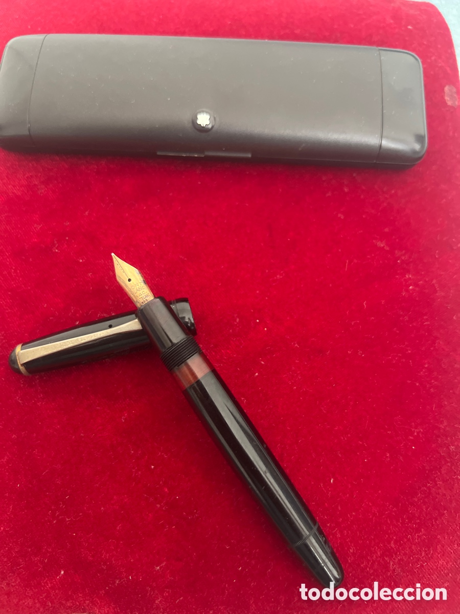 Alte F&uuml;llfederhalter: MONTBLANC 45 .Plumin de oro 14cts