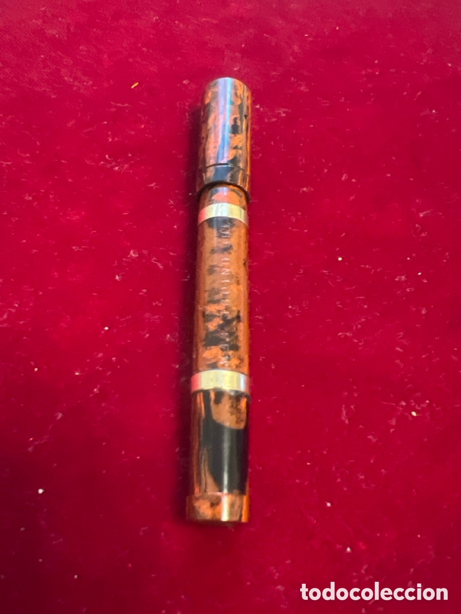 Plumas estilogr&aacute;ficas antiguas: WARRANTED Plumin oro 14 cts - Foto 4