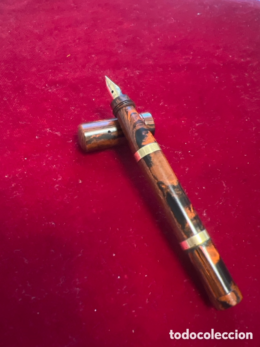 Alte F&uuml;llfederhalter: WARRANTED Plumin oro 14 cts