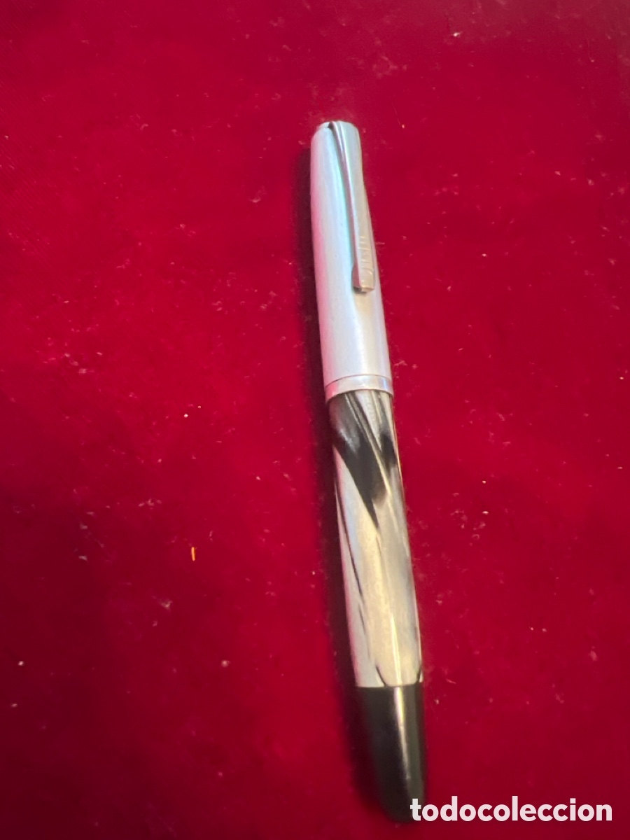 Plumas estilogr&aacute;ficas antiguas: WARRANTED Plumin de oro 14cts - Foto 3