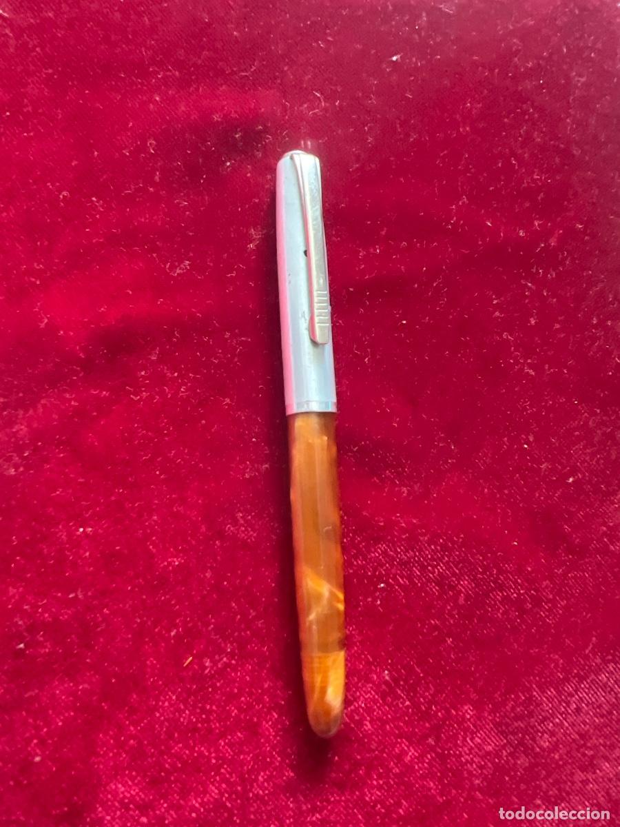 Plumas estilogr&aacute;ficas antiguas: WARRANTED Plumin de oro 14cts - Foto 3