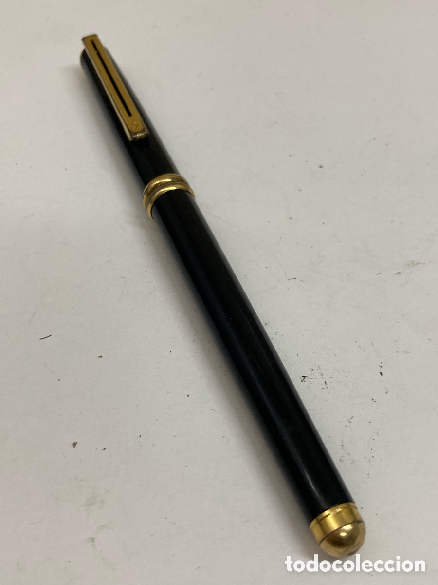 Plumas estilogr&aacute;ficas antiguas: Pluma Inoxcrom Siriko cuerpo lacado negro