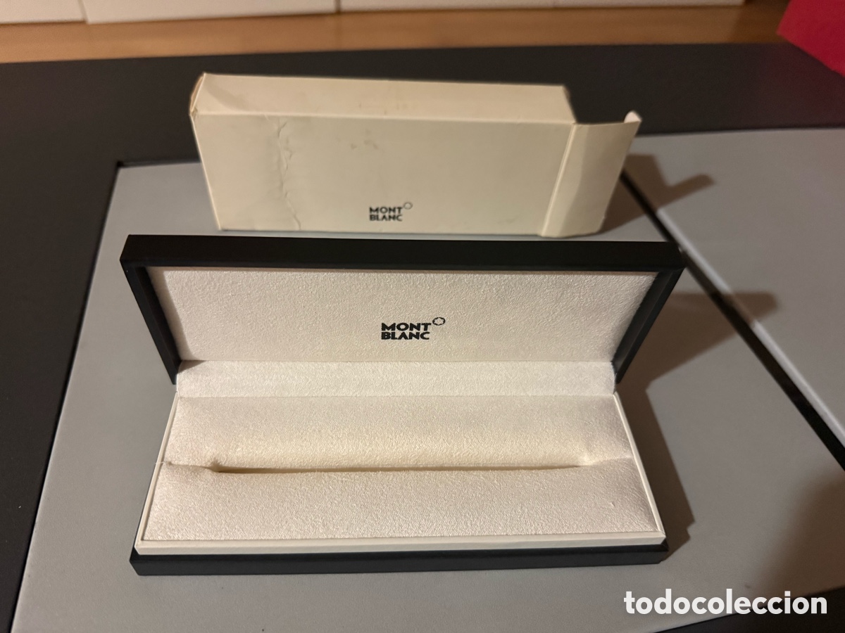 Plumas estilogr&aacute;ficas antiguas: CAJA ESTUCHE. PLUMA MONT BLANC