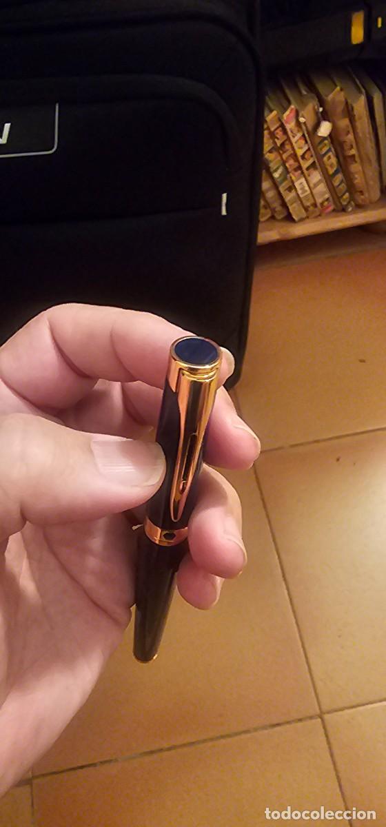 Plumas estilogr&aacute;ficas antiguas: Pluma waterman plumin oro acabado lujo - Foto 2