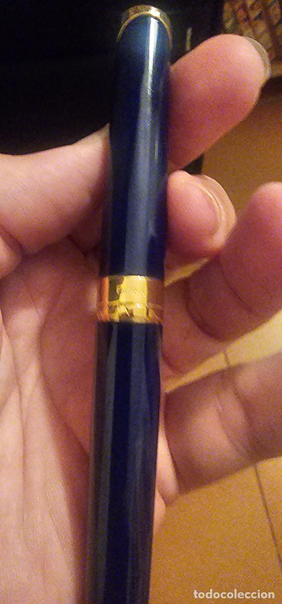 Plumas estilogr&aacute;ficas antiguas: Pluma waterman plumin oro acabado lujo - Foto 3
