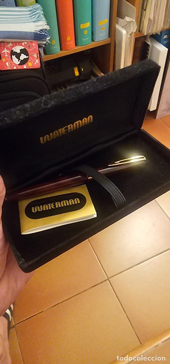 Plumas estilogr&aacute;ficas antiguas: Pluma waterman Tortoise Shell plumin oro - Foto 5