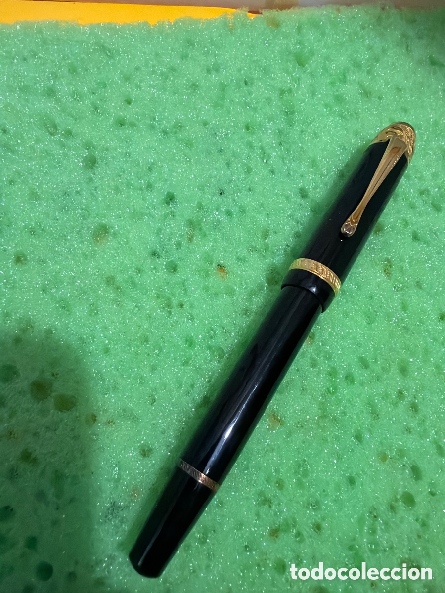 Plumas estilogr&aacute;ficas antiguas: Montblanc Voltaire escritor edici&oacute;n limitada 1995 nib F/M