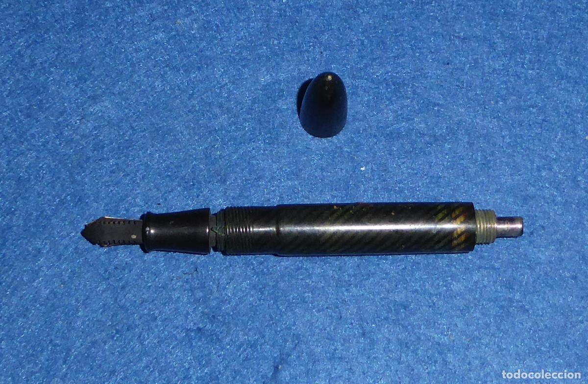 Plumas estilogr&aacute;ficas antiguas: LOTE DE 9 PLUMAS CON DEFECTOS E INCOMPLETAS - Foto 3