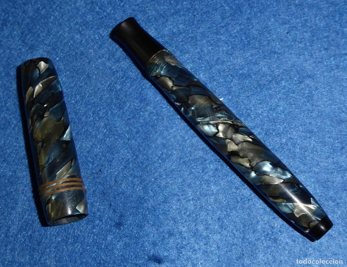 Plumas estilogr&aacute;ficas antiguas: LOTE DE 9 PLUMAS CON DEFECTOS E INCOMPLETAS - Foto 17