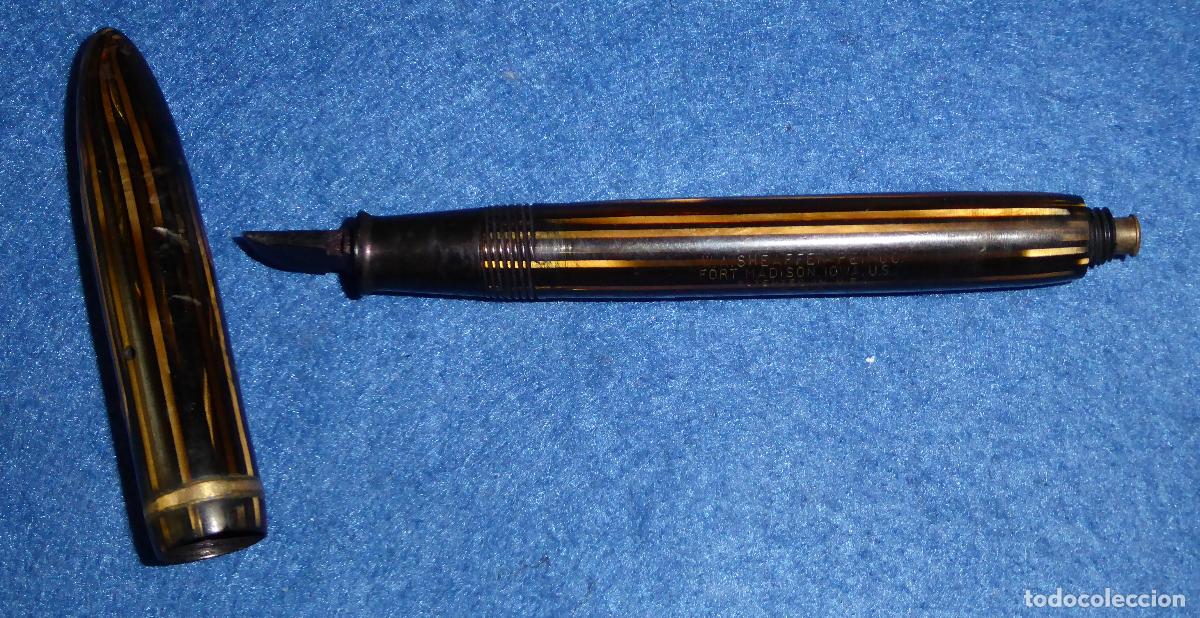 Plumas estilogr&aacute;ficas antiguas: LOTE DE 9 PLUMAS CON DEFECTOS E INCOMPLETAS - Foto 22