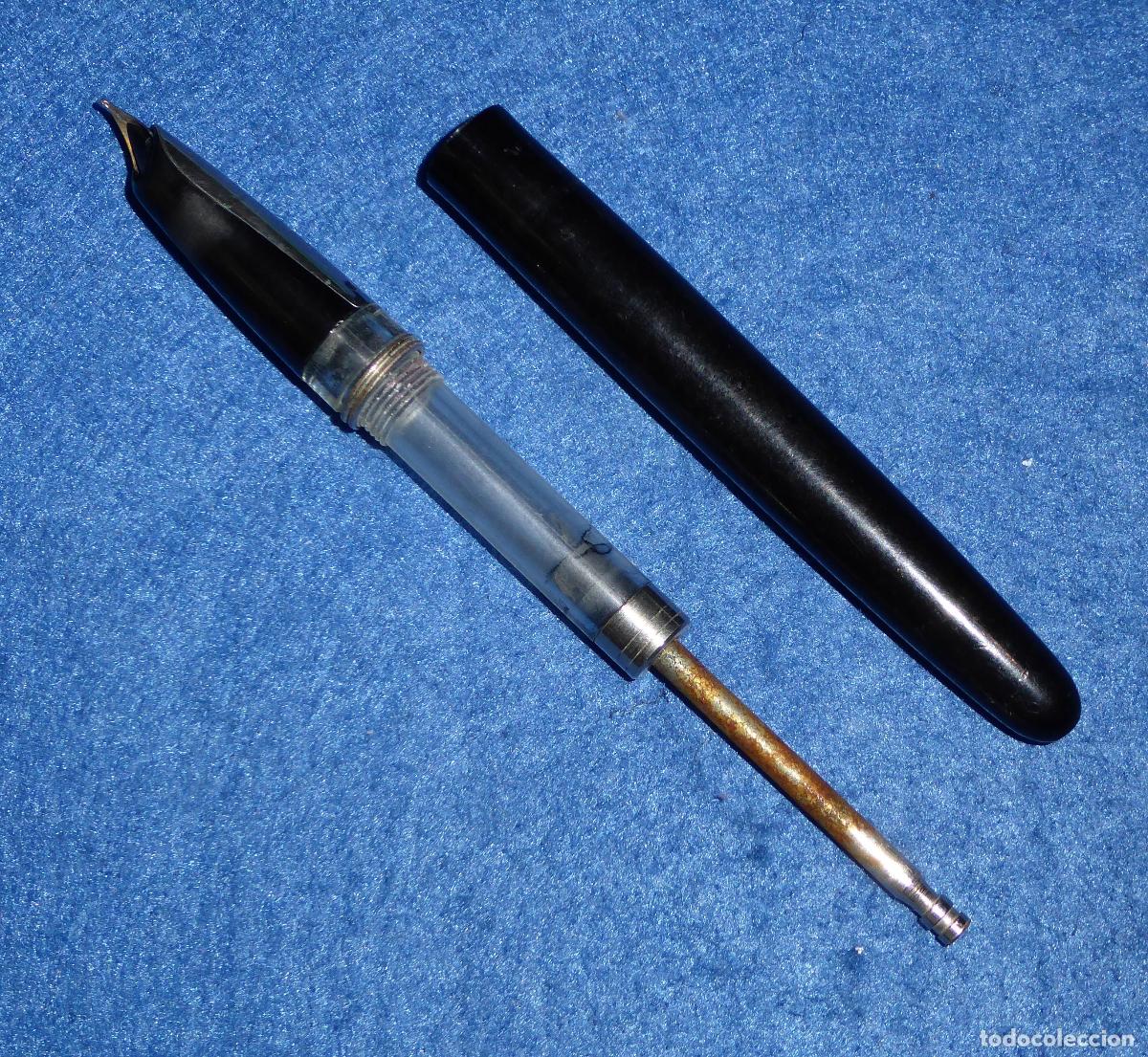 Plumas estilogr&aacute;ficas antiguas: LOTE DE 9 PLUMAS CON DEFECTOS E INCOMPLETAS - Foto 24