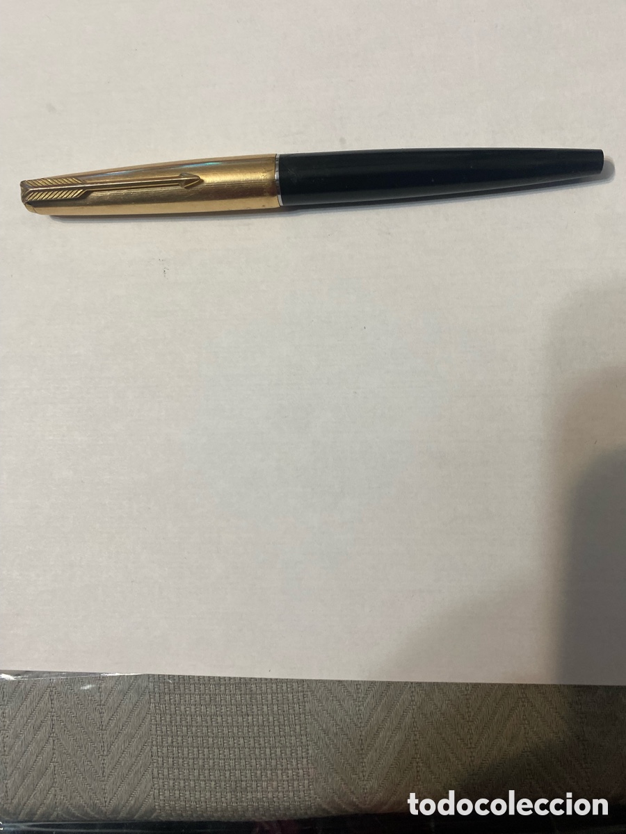 Plumas estilogr&aacute;ficas antiguas: ✒️ Pluma Estilogr&aacute;fica Parker 45 Custom &ndash; Capuch&oacute;n Ba&ntilde;ado en Oro (A&ntilde;os 60/70)