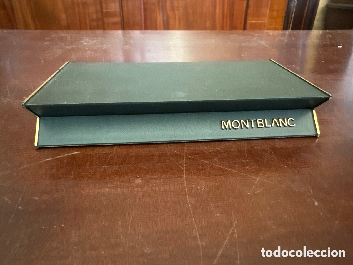 Plumas estilogr&aacute;ficas antiguas: Antigua caja para pluma vintage Montblanc