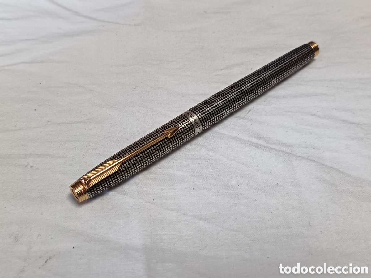 Plumas estilogr&aacute;ficas antiguas: VINTAGE, PARKER 75 MD, STERLING 925, PLATA DE LEY, PLUMIN ORO 14K