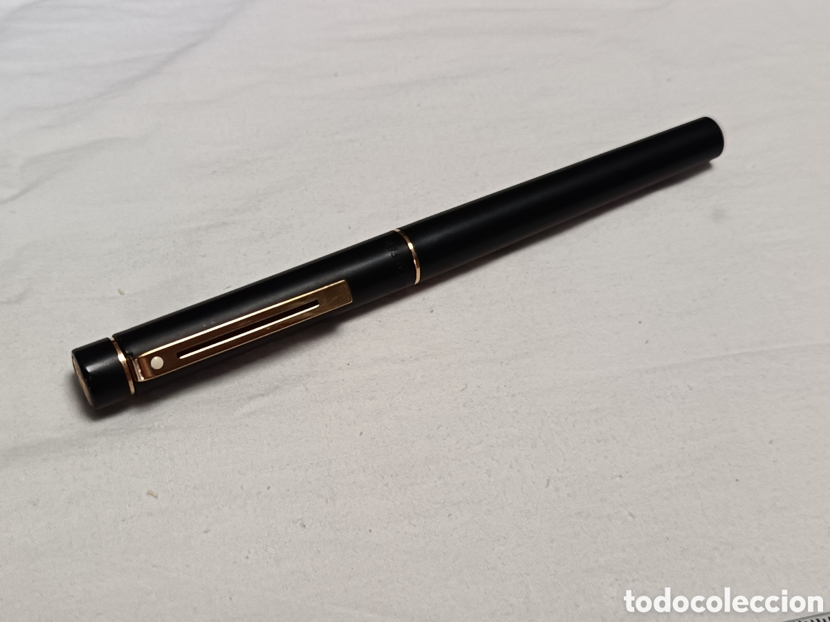 Plumas estilogr&aacute;ficas antiguas: SHEAFFER TARGA,VINTAGE, PLUMA ESTILOGRAFICA PLUMIN ORO 14 K .