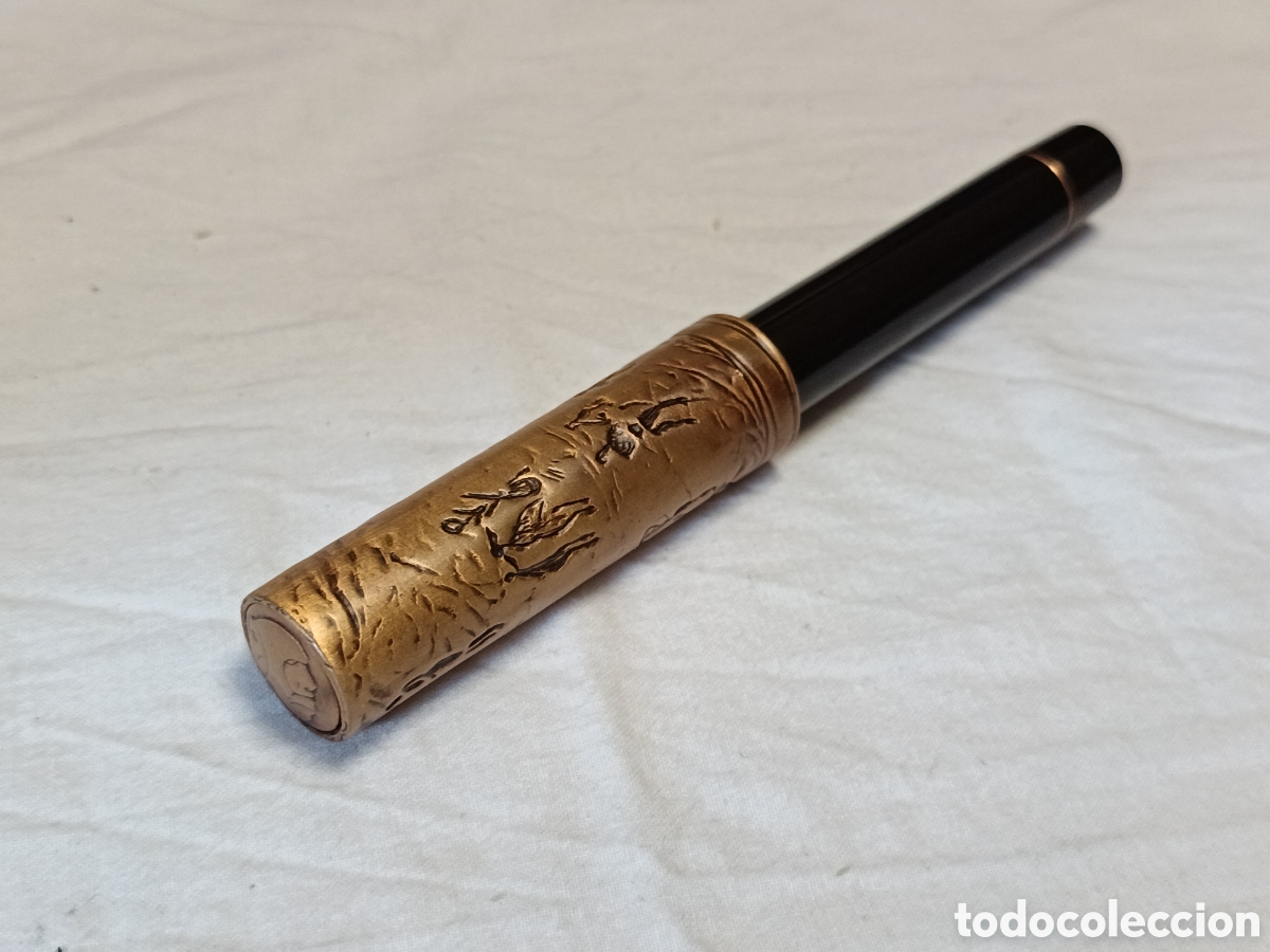 Plumas estilogr&aacute;ficas antiguas: OMAS TASSILI, SERIE LIMITADA A 1500 PIEZAS, PLUMIN ORO 18K,, PLUMA ESTILOGRAFICA ORIGINAL