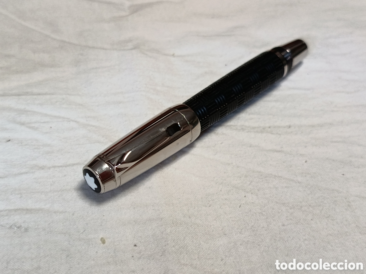 Plumas estilogr&aacute;ficas antiguas: MONTBLANC BOHEME DUOE, PLATINO, RETRACTIL, PLUM&Iacute;N ORO 18K , PLUMA ESTILOGRAFICA .ORIGINAL